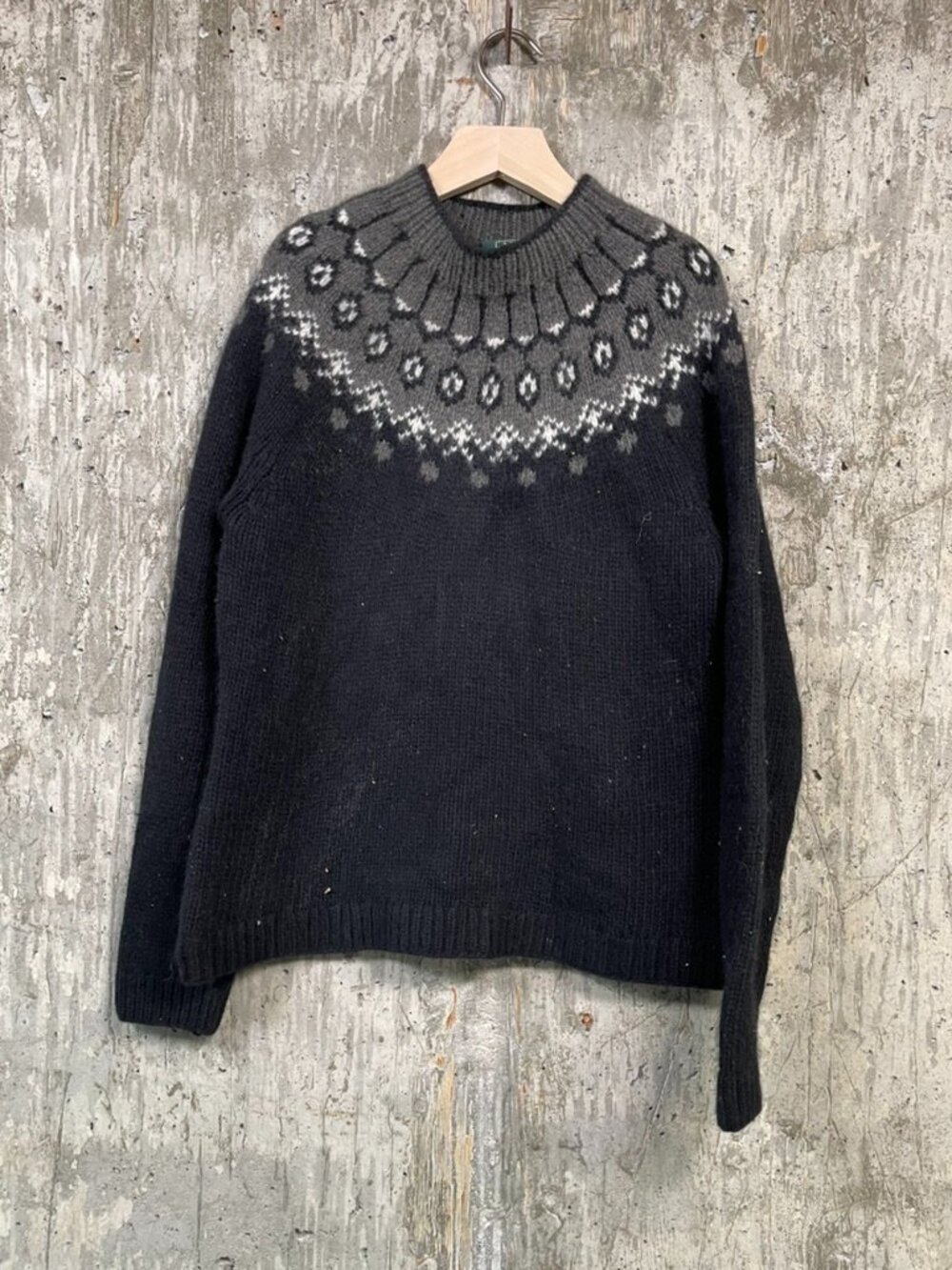 LAUREN RALPH LAUREN Women's Exclusive Hand Knits Fair Isle Sweater Size M
